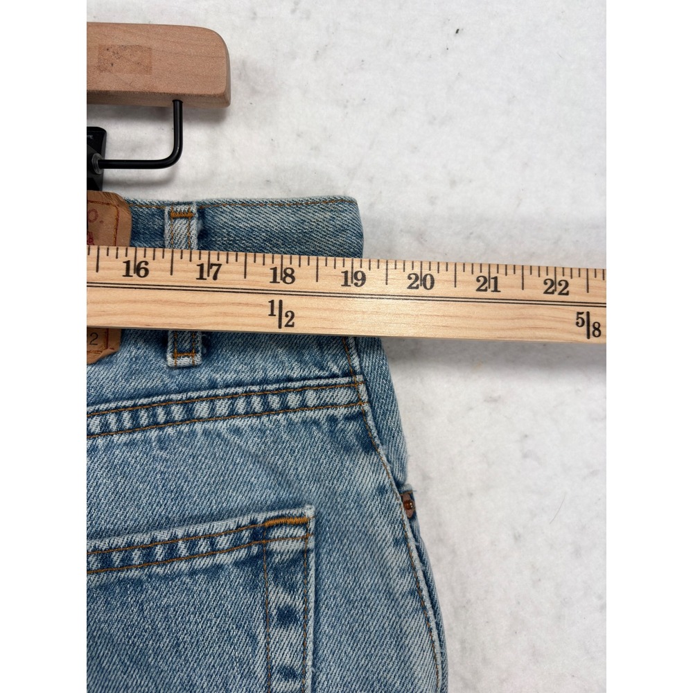 Vintage Levis 505 Regular Fit Straight Leg Jeans Light Wash Denim 40x32 Canada - Picture 8 of 11